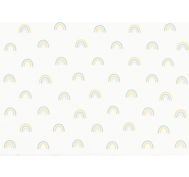 Store enrouleur pour chambre enfant arc-en-ciel pastel - TenStickers