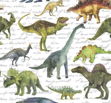Rollo fenster kinderzimmer realistische dinosaurier - TenStickers