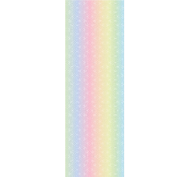 Estor enrollable infantil fondo arcoíris brillante colores pastel - TenVinilo