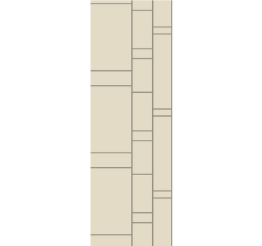 사무실 블라인드 현대적 블록 패턴 - TenStickers