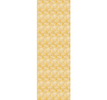 Cortina roller oficina ilusión de olas en oro - TenVinilo