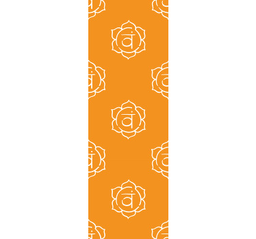 사무실 블라인드 아름다운 성채크라 심볼 - TenStickers