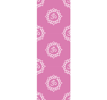 사무실 블라인드 아름다운 크라운 차크라 심볼 - TenStickers