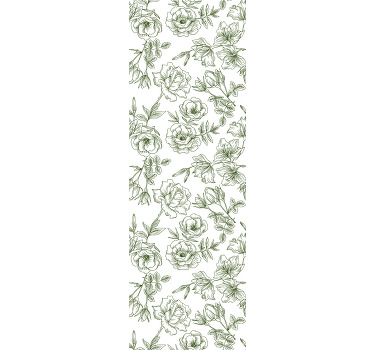 사무실 블라인드 화이트 로즈 - TenStickers