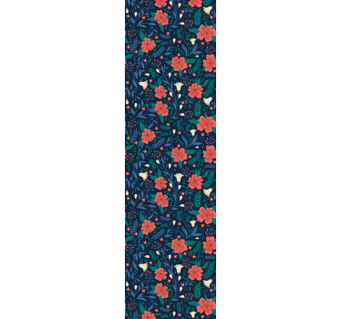 사무실 블라인드 북유럽 스타일 아트 플라워 - TenStickers