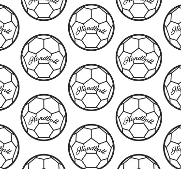 Rollo fenster jugendzimmer handballmuster - TenStickers