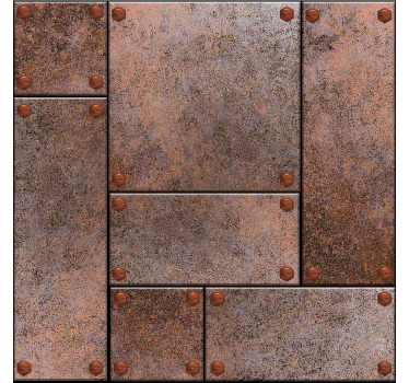 Rollo fenster jugendzimmer mit metallplatten - TenStickers