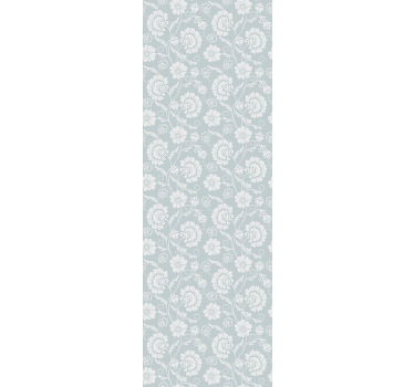 Cortina roller juvenil estampado floral vintage - TenVinilo