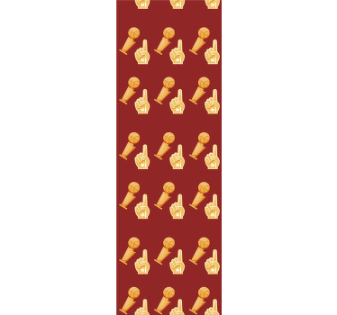 Cortina roller juvenil patrón de juego de baloncesto - TenVinilo