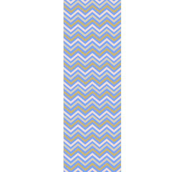 Rolgordijn tienerkamer zigzagpatroon naadloze kleuren - TenStickers