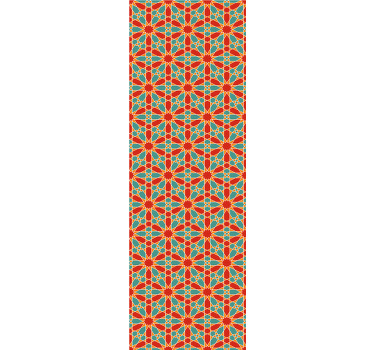 Teenage bedroom roller blind with seamless arabic design - TenStickers