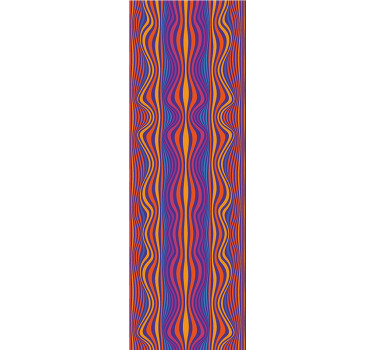 Rollo fenster jugendzimmer psychedelische linien - TenStickers