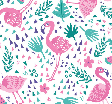 Rollo fenster jugendzimmer flamingo-muster - TenStickers