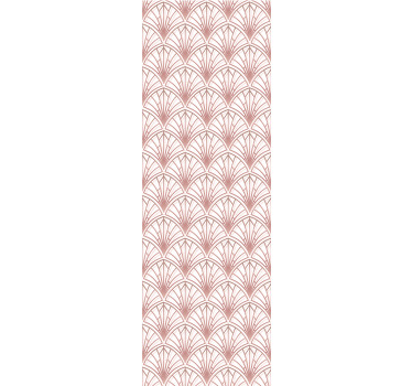 Estore de rolo modernos com elegantes ventiladores art déco - TenStickers