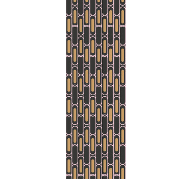 Estore de rolo modernos com arranjo de linhas geométricas - TenStickers