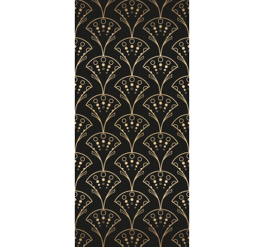 Estore de rolo modernos com formas douradas elegantes - TenStickers