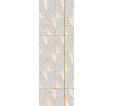 Estore de rolo modernos formas geométricas em camadas - TenStickers