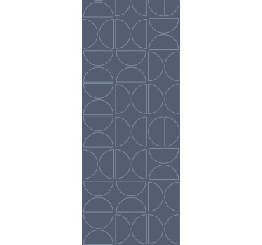 Estore de rolo modernos padrão geométrico cinza - TenStickers