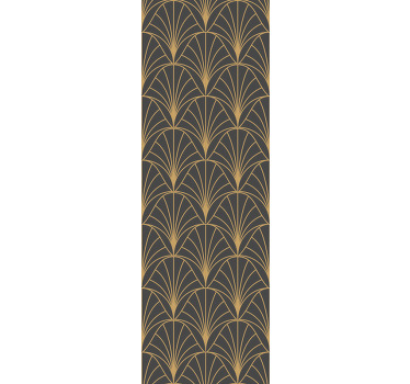 Cortina roller moderno patrones dorados elegantes - TenVinilo