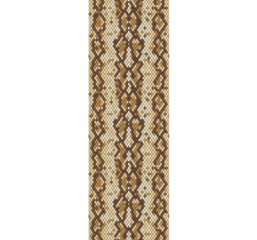 Estore de rolo modernos padrão de pele de cobra - TenStickers