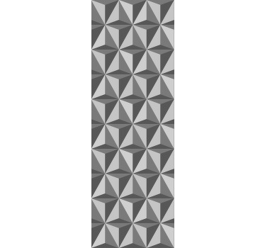 Estore de rolo modernos com azulejos triangulares escuros - TenStickers