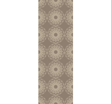 Estore de rolo modernos círculos bege ecléticos - TenStickers