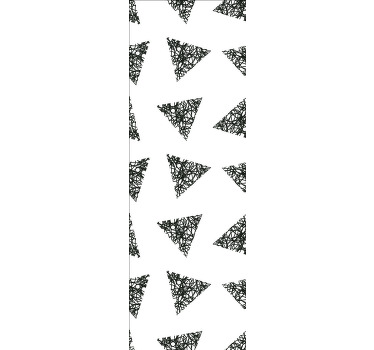 Modern roller blind with unique decay pattern - TenStickers