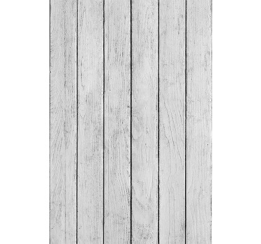 Modern roller blind japandi style white slats - TenStickers