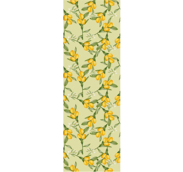 Modern roller blind tropical summer lemons design - TenStickers