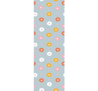 Cortina roller moderno plantillas de mensajes de amor - TenVinilo