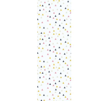 Estore de rolo modernos com padrão triangular minimalista - TenStickers