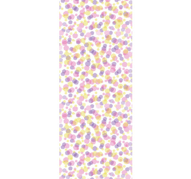 Estore de rolo modernos com bolinhas aquareladas pastel - TenStickers