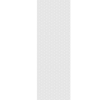 Cortina roller moderno paralelogramos y hexágonos grises - TenVinilo