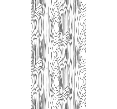 Estore de rolo modernos listras naturais pretas - TenStickers