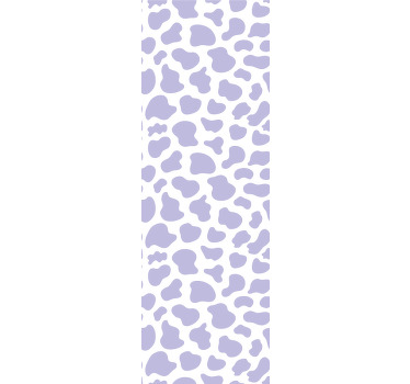 Estore de rolo modernos com estampa de vaca roxa - TenStickers