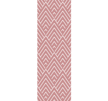 Modern roller blind with red shapes on white background - TenStickers