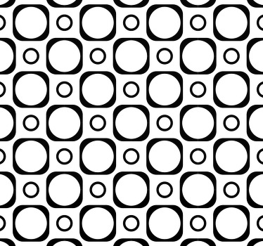 Cortina roller negra papel tapiz blanco y negro - TenVinilo