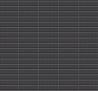 Bathroom roller blind in 3d black tiles - TenStickers