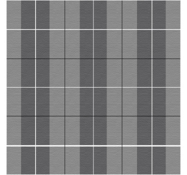 Grey blind in grey scottish design - TenStickers
