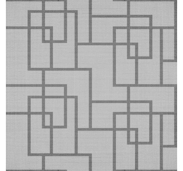 グレー ブラインド グレーの幾何学模様 - TENSTICKERS