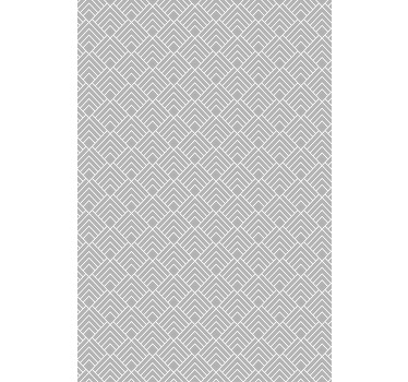 グレー ブラインド ひし形のライトグレーのライン - TENSTICKERS