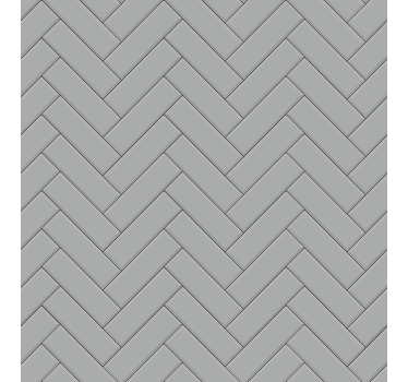 Grey blind herringbone grey tiles - TenStickers
