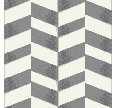 Grey blind in grey chevron design - TenStickers