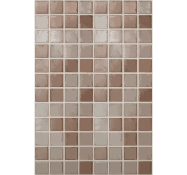 Blind beige ceramic squares design - TenStickers