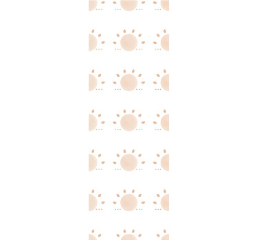 Blind beige abstract minimal sun - TenStickers