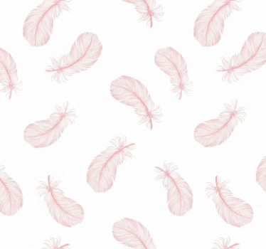 Pink blind with pink feather pattern - TenStickers
