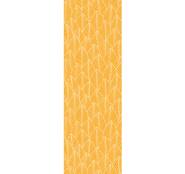 Estor enrollable amarillo patrón follaje amarillo - TenVinilo