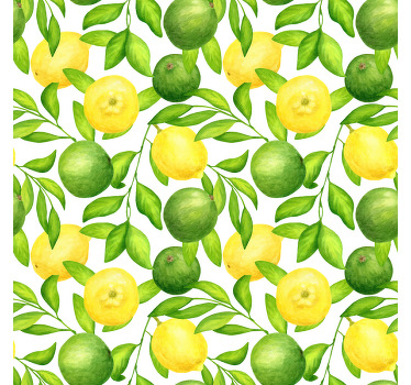 Rolo zavesa za kuhinjo limone in lajme - TenStickers