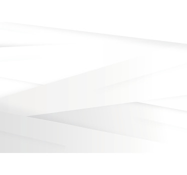 White roller blind with abstract white design - TenStickers