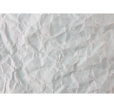 White roller blind with crumpled paper texture - TenStickers